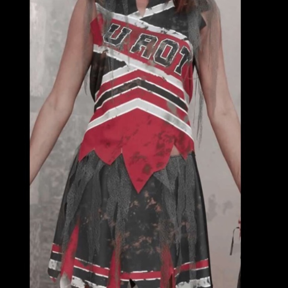 zombie cheerleader costume